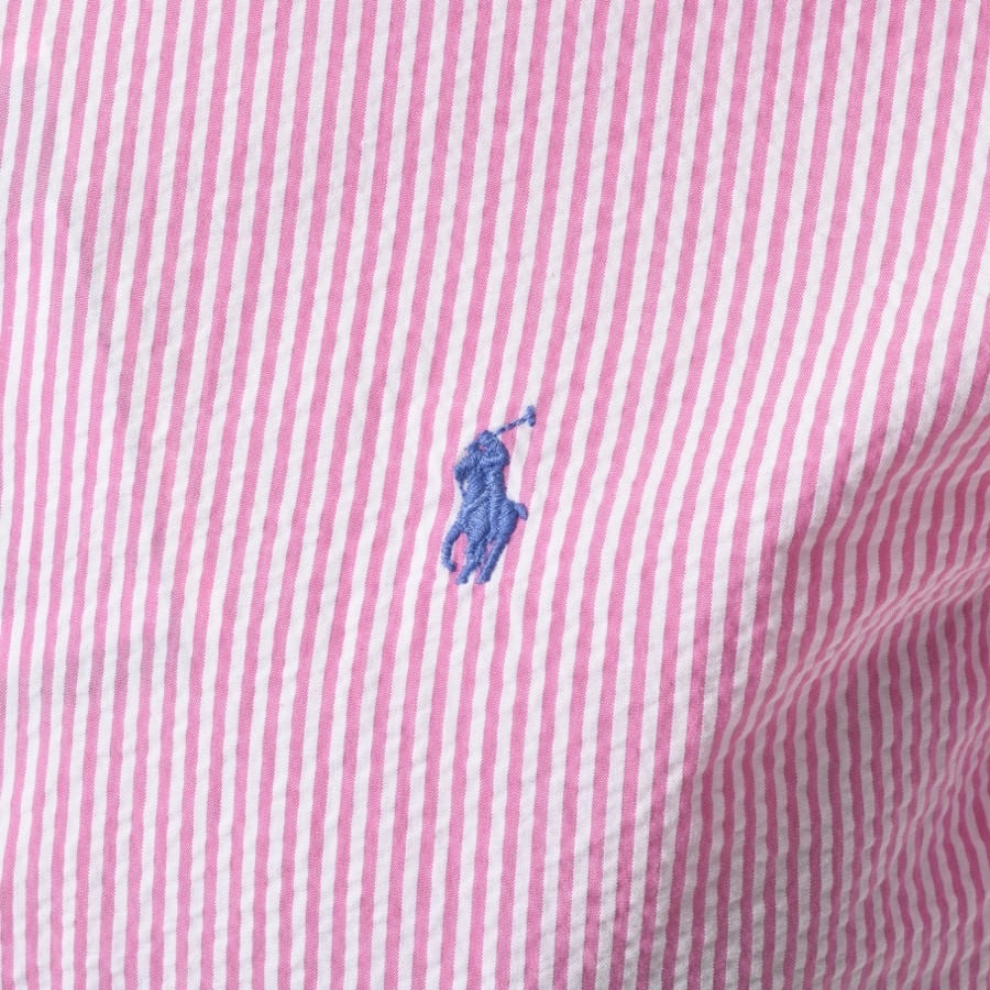 Alternative Image for ProductRalph Lauren Stripe Short Sleeved Shirt Pink3